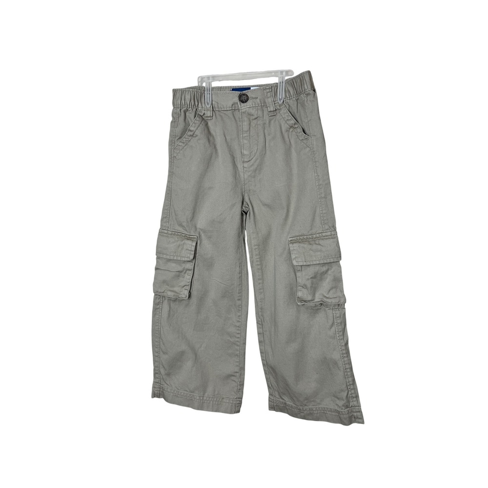 Old Navy Girls Khaki Cargo Pants Elastic Waist Size XS 5